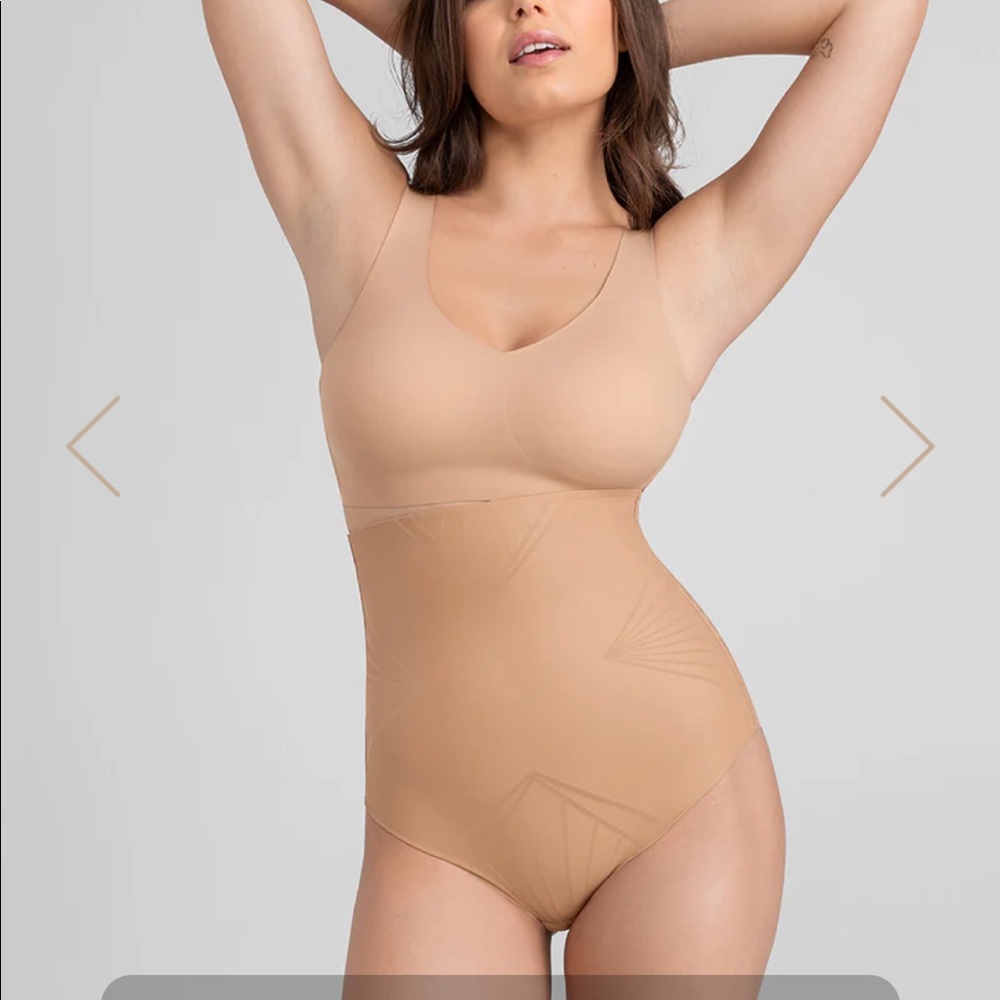 ShadowSculpt High-Waist Brief Sand Shapewear